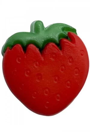 Consegna Rapida Bottone Plastica Baby Fragola – 15×16 mm