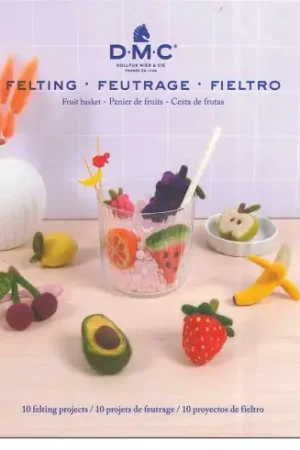Promozione Esclusiva Libro - Libro sul feltro - Cesto di frutta - DMC