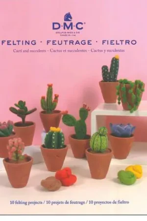 Libro - Libro sul feltro - Cactus e piante grasse - DMC Super Prezzo