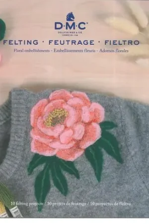 Scelto Dai Clienti Libro - Libro sul feltro - Decorazioni floreali - DMC