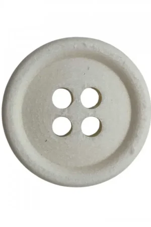 Affare Bottone Piatto – Ø 15 mm – Colore Panna