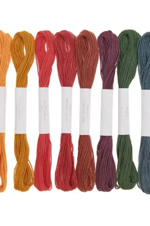 Assortiment de 10 Fils à broder 100% coton - Rico Design - Terreux x1 Sconto