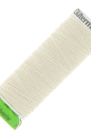 Fil à coudre polyester recyclé Gütermann - Ecru (n°1) x100m Compra Online