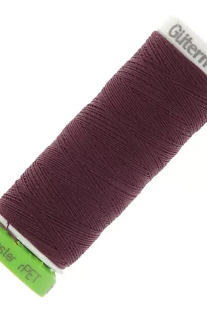 Novità Fil à coudre polyester recyclé Gütermann - Prune (n°130) x100m
