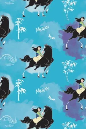 Tessuto in cotone - Mulan - Mulan e Khan Super Prezzo