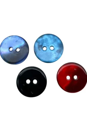 Compra Adesso Bottone Stondato 2 Buchi Madreperla Colorata Ø 11 mm