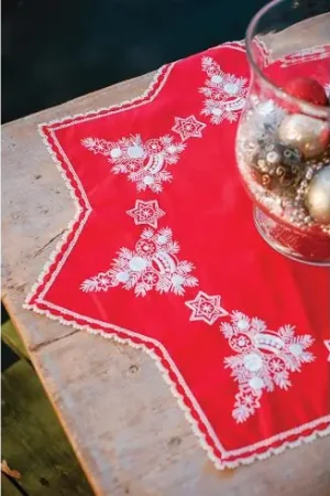 Kit tovaglia da ricamo - Albero di Natale da ricamare - Vervaco Ultimissimo Modello