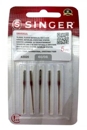 Set 5 Aghi Singer Universal 2020 – Misura 60/08 Pagamento Sicuro