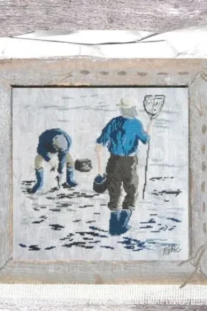 Occasione Imperdibile Foglio di punto croce - I pescatori - Isabelle Haccourt Vautier