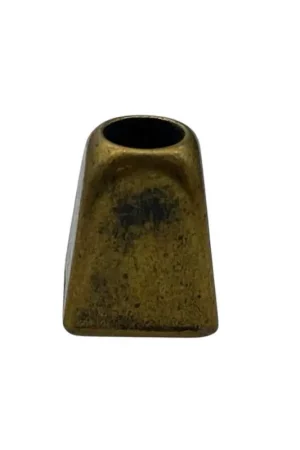 Bloccanodo in Metallo Bronzo Base 1 cm, Altezza 13 mm, Foro Ø 5 mm Solo Oggi