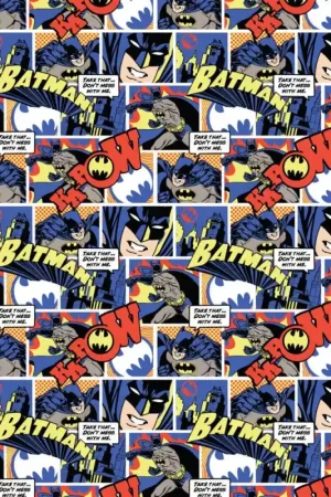 Tessuto in cotone - Batman - Fumetto Ka-Pow Miglior Prezzo