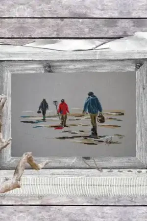 Nuovo Arrivo Foglio di punto croce - Con la bassa marea - Isabelle Haccourt Vautier