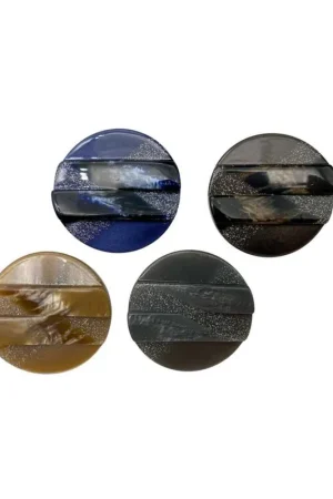 Affare Bottone Giacca Ø 22 mm – Linea 36 – Poliestere con Glitter