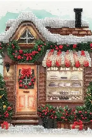 Kit di ricamo con perline - È tempo di festeggiare - Abris Art Pagamento Sicuro