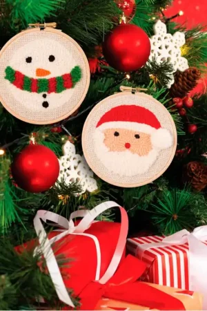 Kit di ricamo Punch Needle - Santa  Snowman - Anchor Acquista Ora