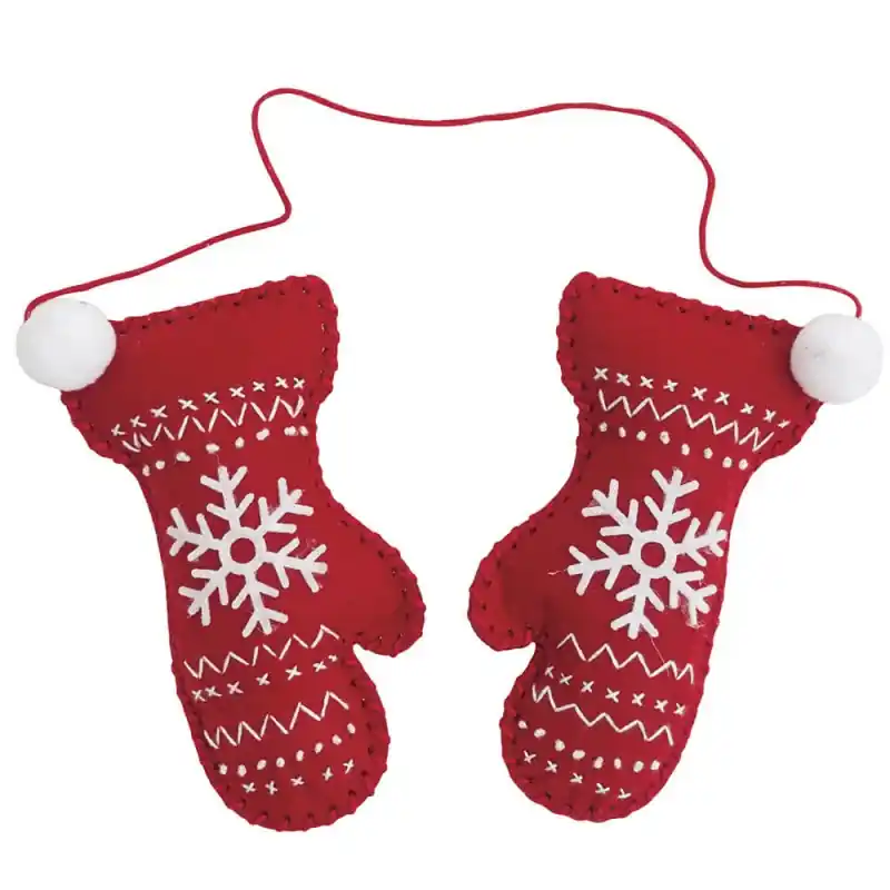 Prezzo Scontato Kit di Feltro - Muffole di Natale