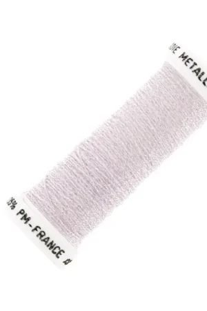 Fil à broder métallisé tressé 4 Au ver à soie pour broderie Lilas (093) x10m Di Tendenza