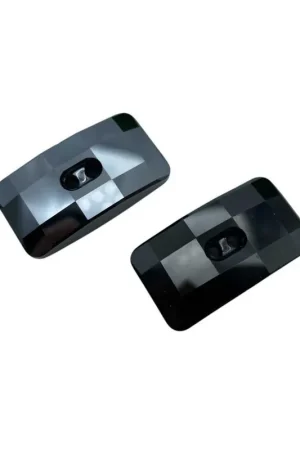 Compra Adesso Bottone in Vetro Double Face 2 Buchi 30 x 15 mm Spessore 5 mm