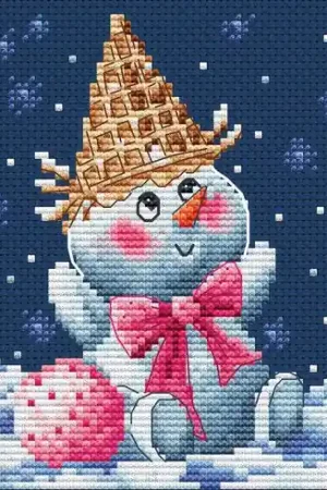 kit ricamo a punto croce - Delizie della neve - RTO Miglior Prezzo