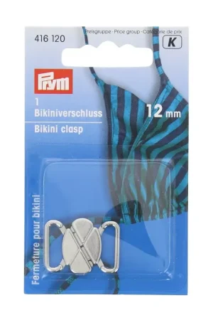 Attache Maillot de bain métal 12 mm - Prym - forme trèfle - Argenté x1 Occasione Imperdibile