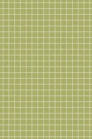 Tilda Creating Memories, Spring  Easter Pastels, Plaid Pea Green Reso Gratuito