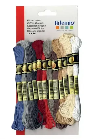 Assortiment 12 échevettes pour bracelet brésilien & broderie - Charme x1 Sconto