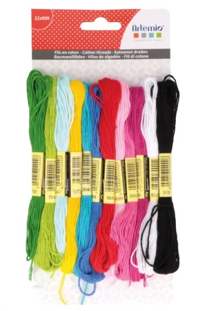 Assortiment 12 échevettes pour bracelet brésilien & broderie - Viva la Vida x1 Occasione Imperdibile