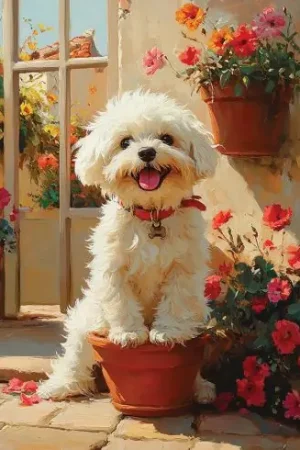 Kit ricamo diamante su telaio - Amico dolce - Art City Soddisfatti O Rimborsati