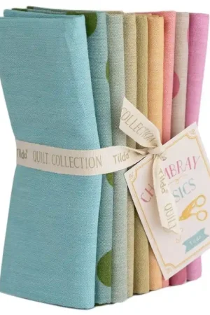 Tilda Creating Memories, Spring  Easter Pastels, 9 Fat Quarter Chambray Prezzo Conveniente