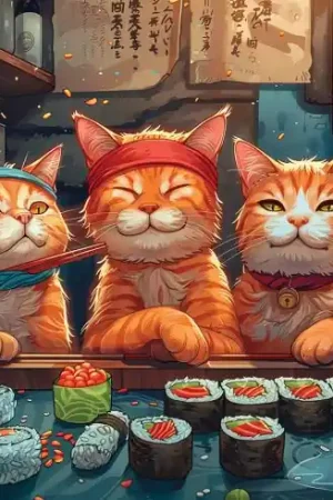 Kit ricamo diamante su telaio - Al sushi bar - Art City Ultima Occasione