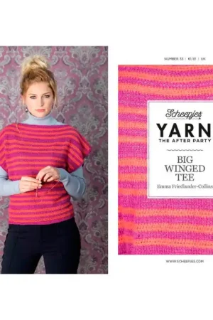 Sconto Schema Scheepjes Nº 33 - Yarn The After Party - Big Winged Tee