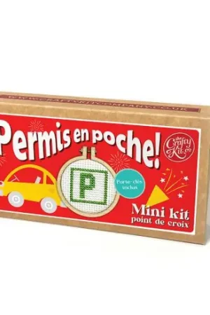 Mini kit per il punto croce - Patente in tasca! - The Crafty Kit Compagny Popolare