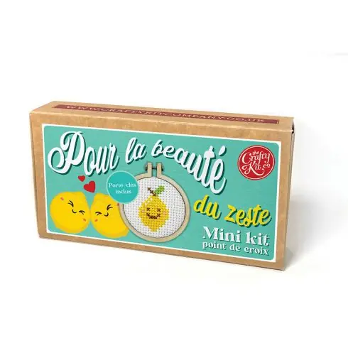 Mini kit per il punto croce - Per la bellezza - The Crafty Kit Compagny Promozione Esclusiva