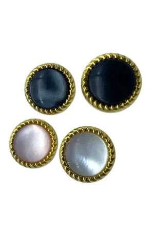 Offerta Del Giorno Bottone Decorativo Corona Oro Diametro 1,8 cm