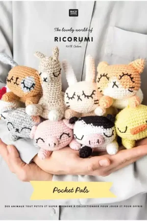 The lovely world of Ricorumi - 9 personnages amigurumi - Pocket Pals x1 Subito Disponibile