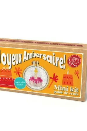 Ultima Occasione Mini kit per il punto croce - Buon compleanno - The Crafty Kit Compagny