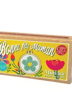 Prezzo Scontato Mini kit per il punto croce - Buona festa della mamma - The Crafty Kit Compagny