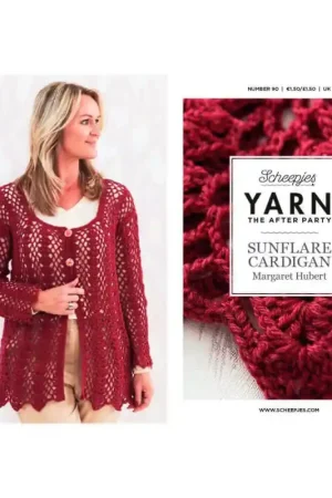 Schema Scheepjes Nº 90 - Yarn The After Party - Sunflare Cardigan Nuovo Arrivo
