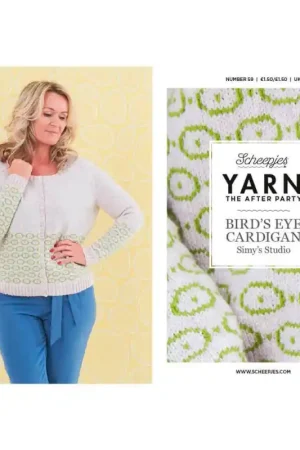 Schema Scheepjes Nº 59 - Yarn The After Party - Bird'S Eye Cardigan Popolare
