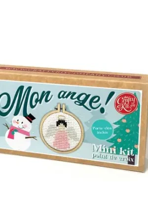 Mini kit per il punto croce - Il mio angelo! - The Crafty Kit Compagny Professionale