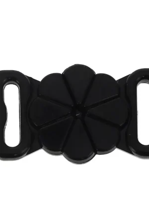 Attache Maillot de bain 18 mm - forme fleur - Noir x1 Di Tendenza