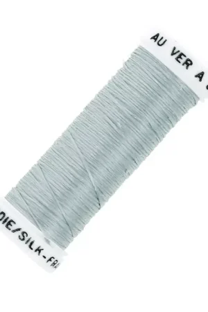 Promozione Fil à broder de soie ovale pour broderie traditionnelle - Gris acier (112) x30m