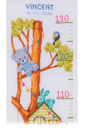 Prezzo Scontato Kit di metri crescita da ricamo - Nella capanna - Vervaco