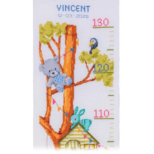 Prezzo Scontato Kit di metri crescita da ricamo - Nella capanna - Vervaco