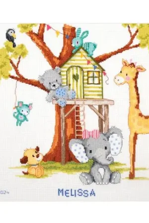 Subito Disponibile kit ricamo a punto croce - Nella capanna - Vervaco