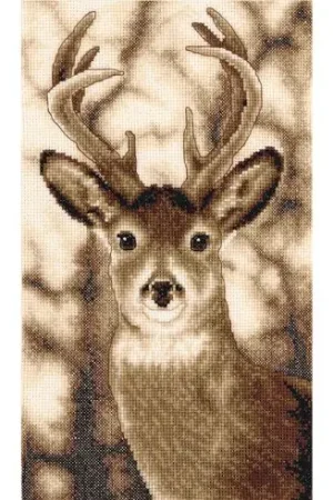 Saldi kit ricamo a punto croce - Cervo - Vervaco