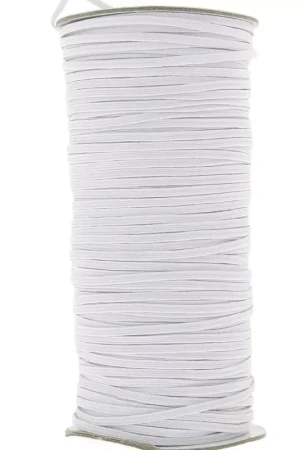 Miglior Prezzo Elastique plat 3 mm Blanc x 180 m