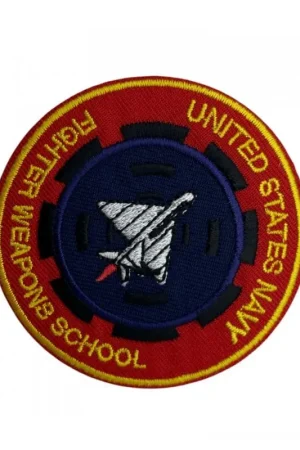 Nuova Collezione Patch Termoadesiva Ricamata – Aereo US Navy Fighter Weapons School