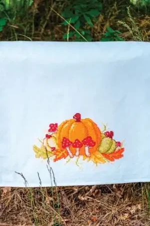 Soddisfatti O Rimborsati Kit per ricamare un canovaccio da cucina - Autunno - Vervaco