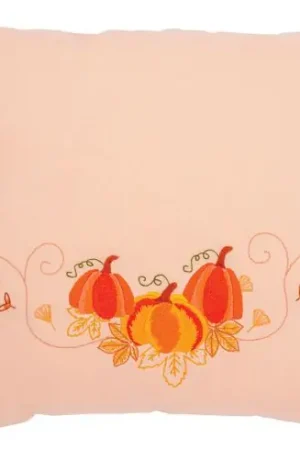 Prezzo Conveniente Kit cuscino da ricamo - Zucche autunnali - Vervaco